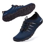 Racqua Swim Pool Water Shoes Quick Dry Aqua Sport Shoes Beach Surf Diving Walking Shoes for Men Women Navy EU42=UK 9