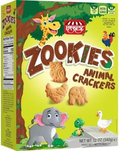 DOUzzle Kosher, Zookies Animal Crackers for Kids, Fun Zoo Shaped Biscuit Snacks, Lunchbox Cookies, No Artificial Colors, (10 OZ - 1 Pack)