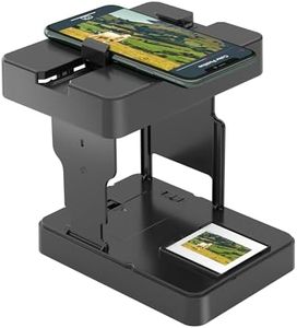 Mobile Film Scanner 35mm, Slide & Negative Scanner Slide Viewer Converts 35mm Slides & Negatives to Digital Photos (2AA Batteries Included) Grey
