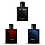 Villain Mashup Combo - Eau De Liquid Parfum Pack of 3 For Men's (Classic 100 ml, Hydra 100ml, Snake 100 ml)