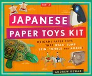 Japanese Paper Toys Kit: Origami Paper Toys That Walk, Jump, Spin, Tumble and Amaze!