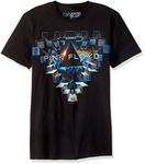 Liquid Blue Men's Pink Floyd Space Window Short Sleeve T-Shirt, Black, Large