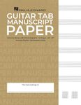 Guitar Tablature Manuscript Paper - Standard