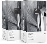 IGK Permanent Color Kit TITANIUM - Pure Cool Gray BA | Easy Application + Strengthen + Shine | Vegan + Cruelty Free + Ammonia Free | 4.75 Oz (2 Pack)