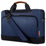 DOMISO 13.5-14 Inch Laptop Sleeve Business Briefcase Ultrabook Notebook Carrying Case Shoulderbag for MacBook Pro 14 Inch 2021 Model A2442 with M1 Pro/ M1 Max Chip & Touch ID,Blue