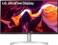 LG 27UN850-W Ultrafine UHD (3840 x 2160) IPS Monitor, VESA DisplayHDR 400, sRGB 99% Color, USB-C (60W Power Delivery), 3-Side Virtually Borderless Design, Height/Pivot/Tilt Adjustable Stand, Black