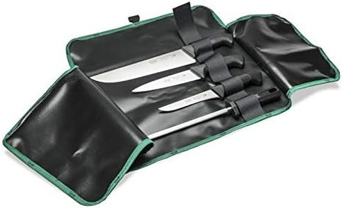 Sanelli 980204 Set COLTELLI Macellaio, Acciaio Inossidabile, Nero