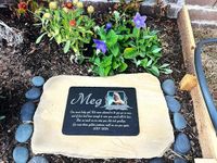 Commemorative Memorial for Benches, Gardens or Home Display. 28cm x 18cm. Gecko, Lizard, Hamster, Cat, Horse, Parrot, Pet or Dog Grave Marker. Personalised Remembrance Plaque Outside Headstone