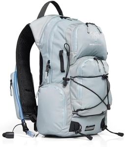 Sherpa Hiking Hydration Backpack – 22L Hiking Backpack with Water Bladder, Phone Compartment, Waterproof Zippers & Trekking Pole Holders