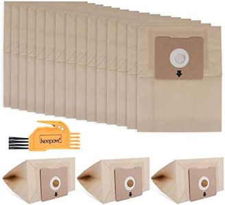 KEEPOW 18 PCS Dust Bags Compatible with Bissell Zing Canister Models, Replacement Bags Compare to Part Number 2138425