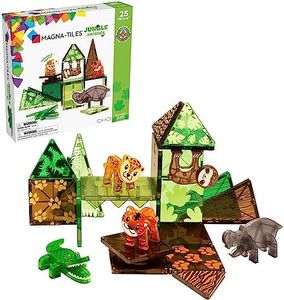 Magna-Tiles Jungle Animals Magnetic Construction 25-Piece Set