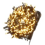 VFM - Christmas Lights 400 LED 12m Xmas Tree Lights - Fairy Lights - Festive Bright String Xmas Tree Wedding Fairy Lighting Indoor & Outdoor Mains Operated Multi Function Control Warm White