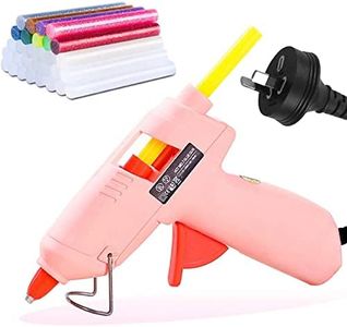 TOPIND Mini Hot Glue Gun for Kids with 24-Pcs Glue Sticks,High Temperature Craft Hot Glue Gun Kit for DIY,Arts & Craft & Home Quick Repairs,20W,Pink