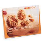 WOW Laddus - Dry Fruit Supreme 440 Grams Pack of 12 | Natural Jaggery Sweetened | Pure Ghee Infused | Nutrient & Healthy Tasty Laddoos | No Added Preservative