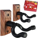 Guitar Wall Mount 2 Pack, Black Wal