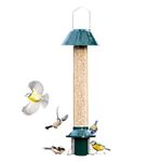 Squirrel Proof Wild Bird Feeder 2l Capacity - Roamwild PestOff 2.0 (Mixed Seed / Sunflower Heart Feeder)