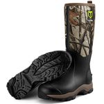 TIDEWE Hunting Boot for Men, Insulated Waterproof Durable 16" Men's Hunting Boot, 6mm Neoprene and Rubber Outdoor Boot Next Camo G2 US Size 8