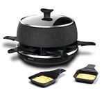 Tefal Cheese'N'Co RE12C8 raclette grill 6 person(s) Black 850 W Cheese'N'Co RE12C8, 850 W, 310 mm, 310 mm, 200 mm, 3 kg, 359 mm