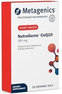 Metagenics NutraGems CoQ10 300 mg - Antioxidant Supplement - for Energy Production Support* - Coenzyme Q10 - Lycopene for Color - Non-GMO & Gluten-Free - 30 Chewable Gels