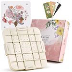 Suziko Quickly Dry Flowers 9 '' (23cm) Large Microwave Flower Press for Press Flowers&Leaves and Making Pressed Flowers with Photo Frame