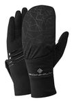 Ronhill Running, Wind-Block Flip Glove, All Black, M