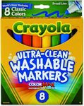 BIN587808 - 8 Classic Colors Washable Waterbased Markers
