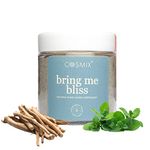 Cosmix Bring Me Bliss | For Relaxation & Focus | Helps De-Stress | Blue Spirulina & Ashwagandha Superfood Powder | 60g (40 servings) | No Artificial Colour, No Preservatives, No Added Sugar | Vegan