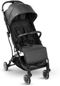 Chicco Trolleyme Stroller With Bumper Bar,Pram For 0-3 Years New Born/Baby/Toddler/Kid (Boy,Girl)Backrest With Multi-Level Adjustment,With Rain Cover,Canopy With Window Mesh,(Upto 15 Kgs,Stone Black)