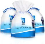 ITO Disposable Face Towel, 70 Count Biodegradable Facial Tissue, Ultra-Soft & Thick Cleansing Towels for Sensitive Skin, Makeup Remover Dry Wipes (3 Pack)