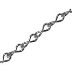 Faithfull FAICHJCUT20Z Jack Chain Zinc Plated Steel 2.5M Length 2mm Diameter, Silver