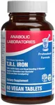 Slow Release Iron Supplement with Vitamin C - High Absorption Gentle Iron with Vitamin C for Women with Methyl B Complex for Maximum Benefits - Stomach Friendly Vegan & Made in The USA - 60 Servings