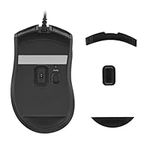 kwmobile Mouse Feet Replacement Compatible with Razer Mamba Elite Wired Computer Mouse Skates Sticker - Black