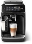 Philips 3200 Series Fully Automatic Espresso Machine, LatteGo Milk Frother, 5 Coffee Varieties, Intuitive Touch Display, 100% Ceramic Grinder, AquaClean Filter, My Coffee Choice, Black (EP3241/54)