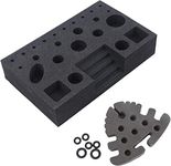 MAXIMUMCATCH Maxcatch Soft Foam/Bamboo Wood Tool Caddy Fly Tying Tool Station (Organizer TSE)