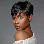 Faddishair Short Human Hair Pixie Wigs Pixie Cut Short Black Wigs Layered Short Human Hair Wigs for Black Women