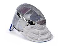 LEONARK Fencing Saber Mask CE 350N Certified National Grade Masque (Grey Detachable, S)