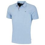 Calvin Klein Mens Prep Campus Golf Polo Shirt - Sky - L