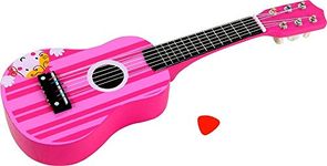 LELIN Wooden Striped Pink Princess Guitar Children Girls Instrument