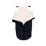 BigKing Wheelchair Blanket, Wheelchair Zip Blanket, Fleece Lined Lower Body Wheelchair Cover, Thicken Warm Wheelchair Fleece Wrap Blanket Accessories for The Aged Patient(Black)