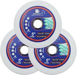 Glass Cutting Disc - BRSCHNITT 3pcs 5 Inch for Angle Grinder with 7/8" - 5/8" Arbor Diamond Polishing Grinding Cutting Disc for Glass, Tile, Ceramic, Marble,Jade,Wine Bottles