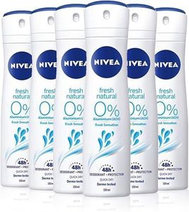 Nivea Spray Fresh Natural Déodorant 0% Aluminium – 6 Boîtes x 150 ml – Total : 900 ml