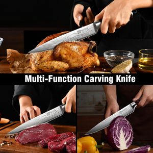 PAUDIN 8-Inch Carving Knife – Precision Stainless Steel Slicer
