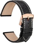 WOCCI 19mm Leather Watch Strap for 