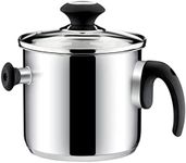 Tescoma Double-Walled Simmer Pot with Lid and Pressure Relief Valve Suitable for Induction Cookers Diameter 16 cm 2 litres