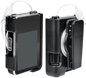 APDTEK 2 Pack Tandem Tslim X2 Pump Case Accessories Smooth Comfortable Flexible Safe Convenient Insulin Pump Holder 360° Rotating Sturdy Belt Clip for t:Slim/t:Slim G4 (Black)