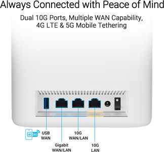 ASUS ZenWiFi BT10 Tri-Band Mesh WiFi System, 3-Pack