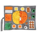 Foodie Puppies Large Forage Snuffle Mat for Dogs (Glimpse Snuffle Mat) | Pet Puzzle Toy, Interactive Feeding/Games/Travel/Boredom Reduction | Encourages Natural Foraging Skills