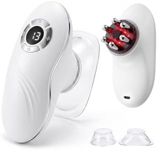 Poeruo 5-in-1 Face & Body Sculpting Machine, Gua Sha & Vacuum Cupping Massager, Lymphatic Drainage, Anti-Cellulite & Skin Firming Care for Belly, Arms, Legs, Waist & Back