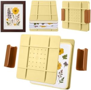 Lasnten Microwave Flower Art Press Kit for Kids and Adults Quick Pressing with Washable Cloth, Vibrant Color Retention, Fits Most Microwaves ()