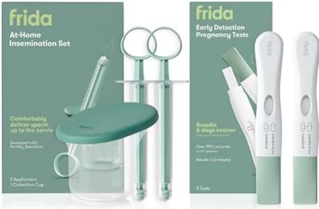 Frida Fertility at-Home Insemination Kit | Insemination Kit for Families & Early Detection Pregnancy Tests | Easy at Home Pregnancy Tests, Over 99.9% Accurate HCG Test Strips, Early Results